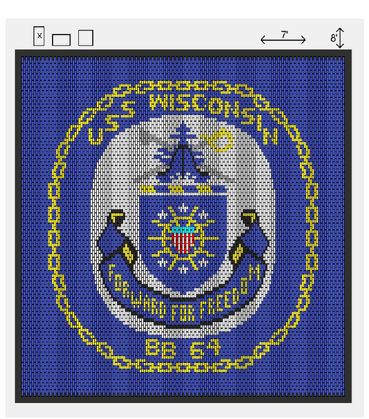 Custom logo mat 84x96