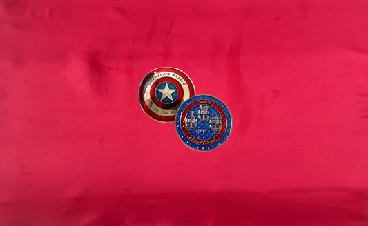 Ask the Chief Captain America Shield Coin