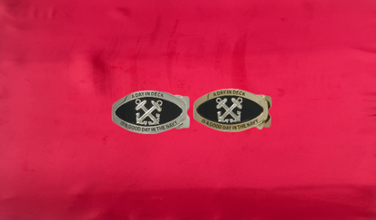 “A Day In Deck Is A Good Day In The Navy” Boatswain’s Mate Belt Buckle