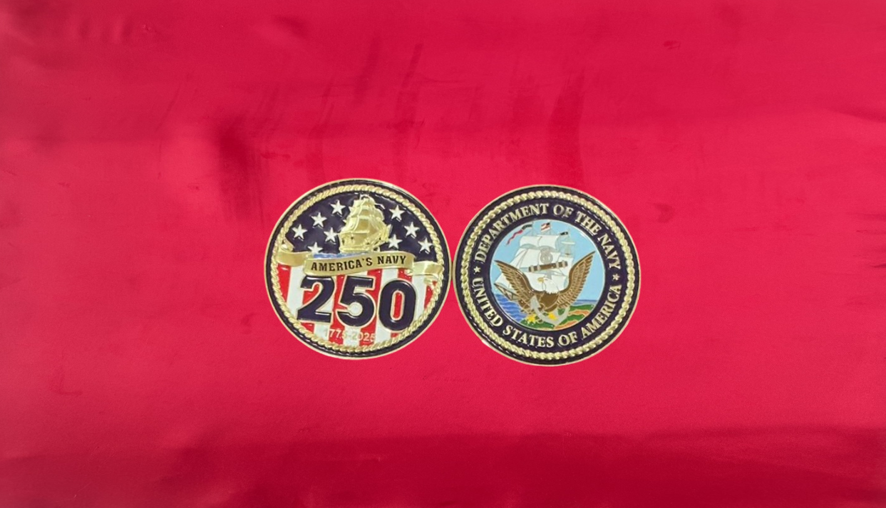 United States Navy 250th Birthday Coin