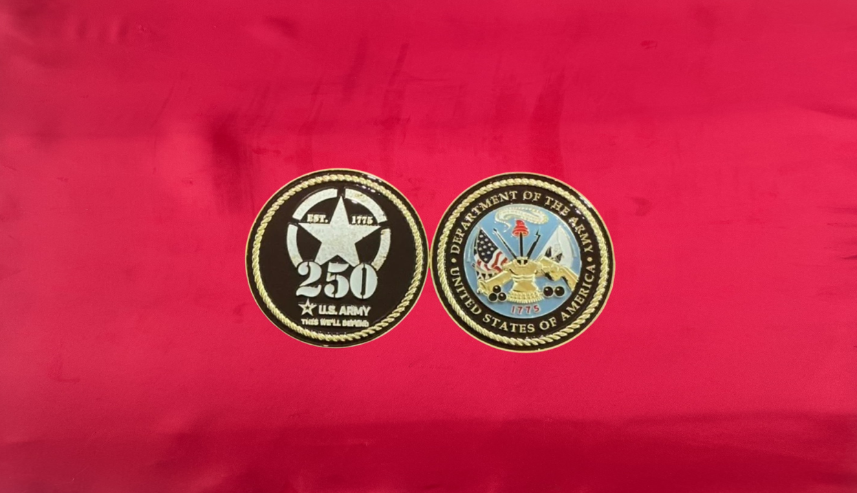 United States Army 250th Birthday Coin