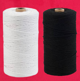 Boatswain's Mate Lanyard Line Cotton 3 Strand 600 ft 2mm