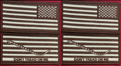 NWU Type II Flag Patches Embroidered Set