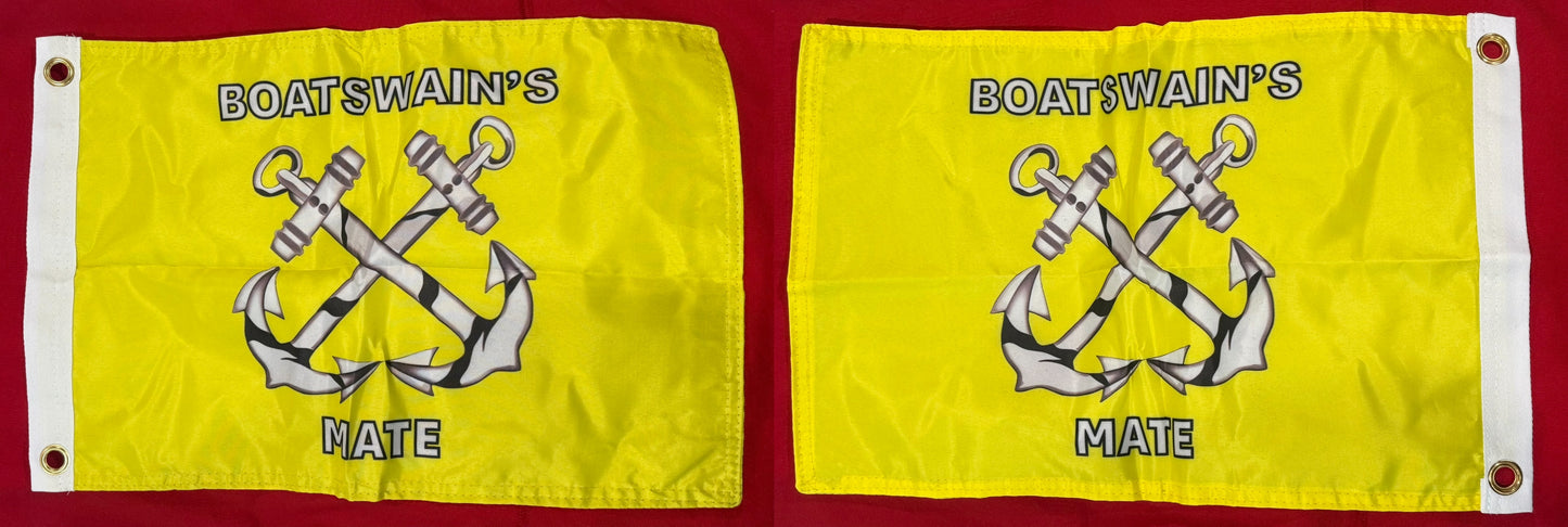 Boatswain's Mate Flag / Boat Flag 12 in x 18 in