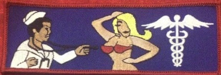HOSPITAL CORPSMAN DOC WITH A BIKINI BABE LIBERTY CUFF Single