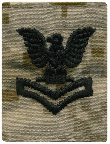 NWU Type II Enlisted Parka Rank Tab The Boatswain s Mate Store L.L.C