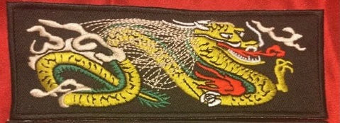 YELLOW BODY GREEN BACK WHITE VAIL DRAGON LIBERTY CUFF Single