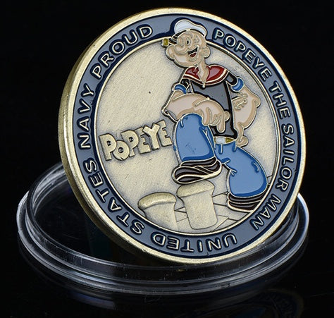 Popeye Bronze Coin