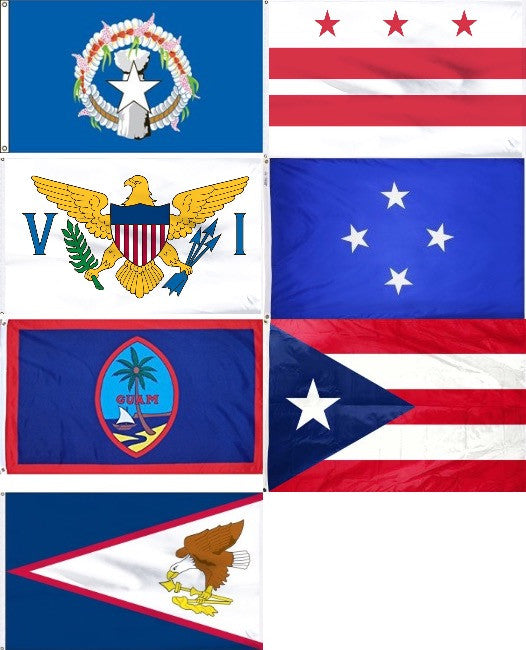 U.S. Territory Flags 4 X 6 Ft. Flags Indoor / Outdoor