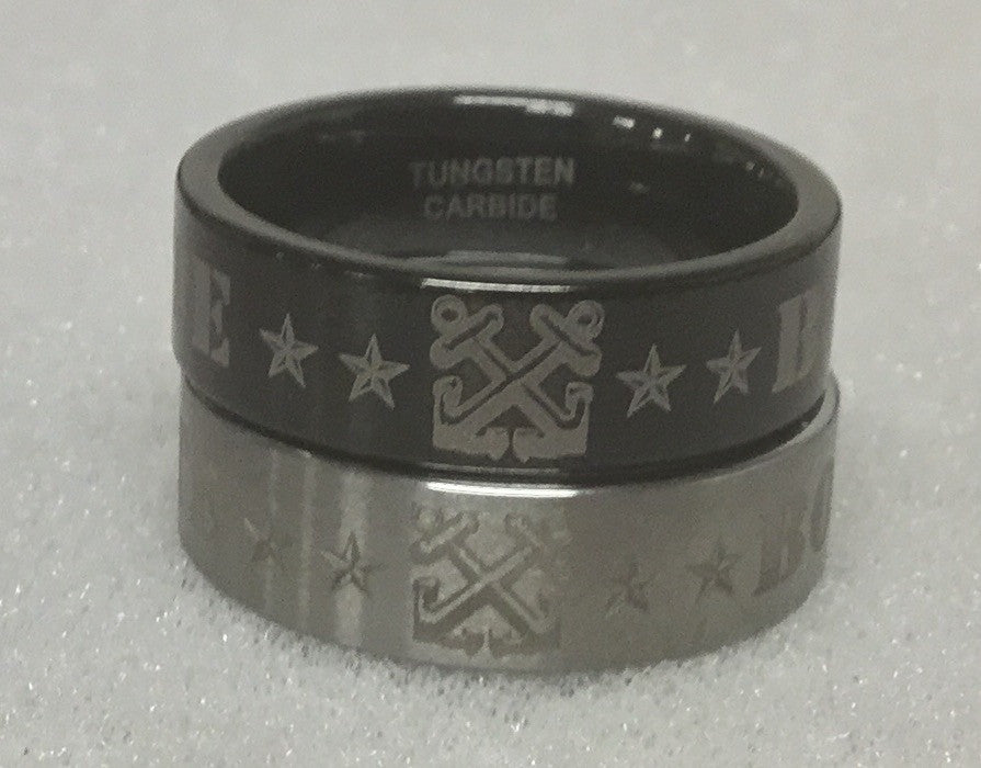 Boatswain's Mate Tungsten Ring The Boatswain's Mate Store