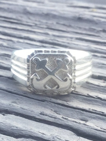 Boatswain's Mate Ring Sterling Silver Soo Style