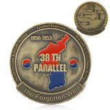 Korean War 38th Parallel 1950 - 1953 Coin
