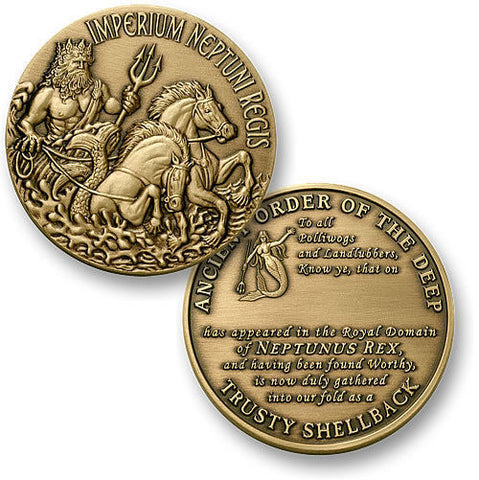 Trusty Shellback "Imperium Neptuni Regis" coin