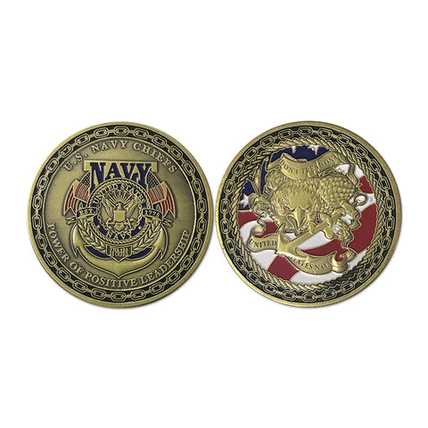 US Navy Chiefs Power of Positive Leadership Coin