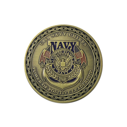 US Navy Chiefs Power of Positive Leadership Coin