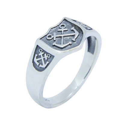 Silver Anchor Ring