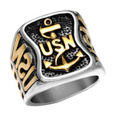 United States Navy Anchor Rings